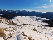 16 Sguardo indietro sui PIani dell'Avaro innevati